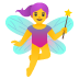 🧚‍♀️ woman fairy display on Google